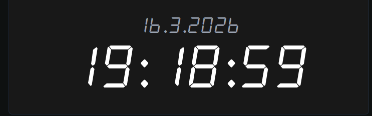 Digital clock