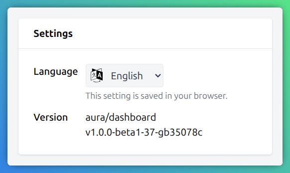 User account preferences